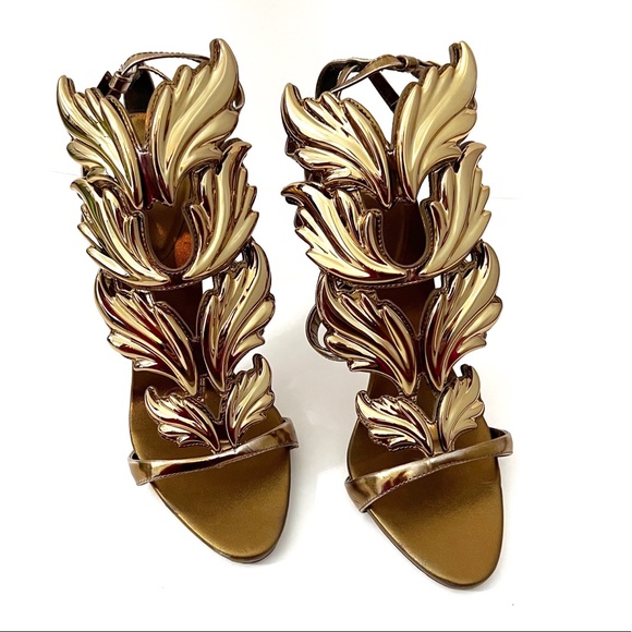 Giuseppe Zanotti Shoes - Giuseppe Zanotti Cruel Summer Gold Heels